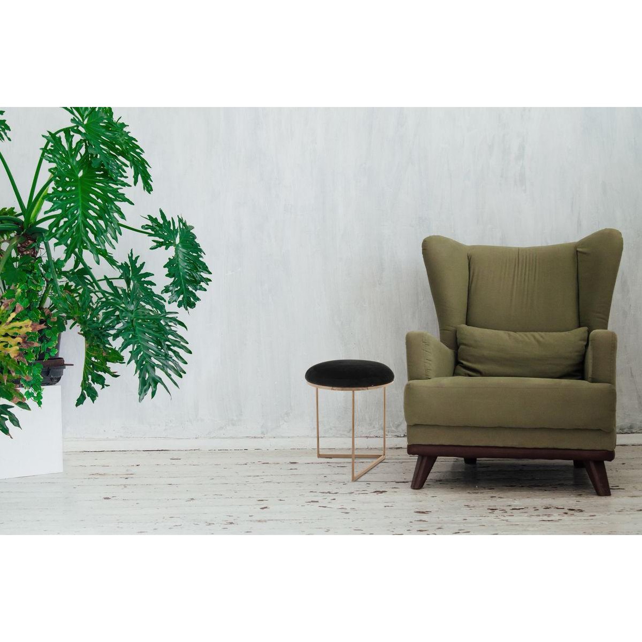 Voir la diapositive 3 : Paris Prix Tabouret design  wynona  49cm noir & or rose