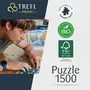 Trefl Puzzle 1500 pièces : Unlimited Fit Technology : Oia, Santorin