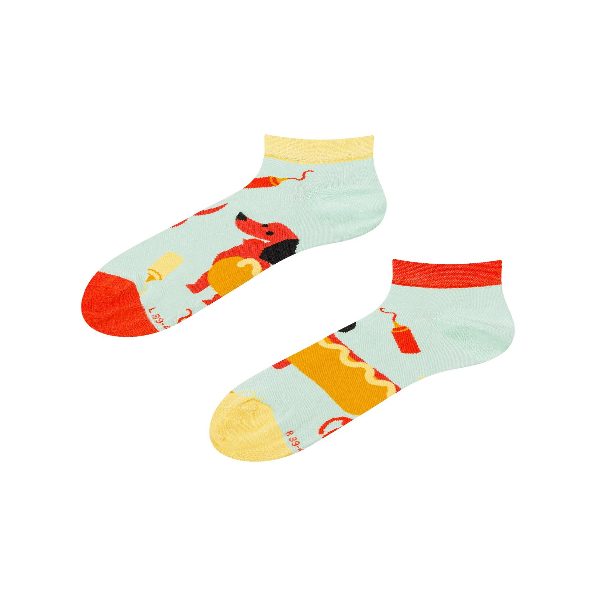DEDOLES Socquettes teckel hotdog