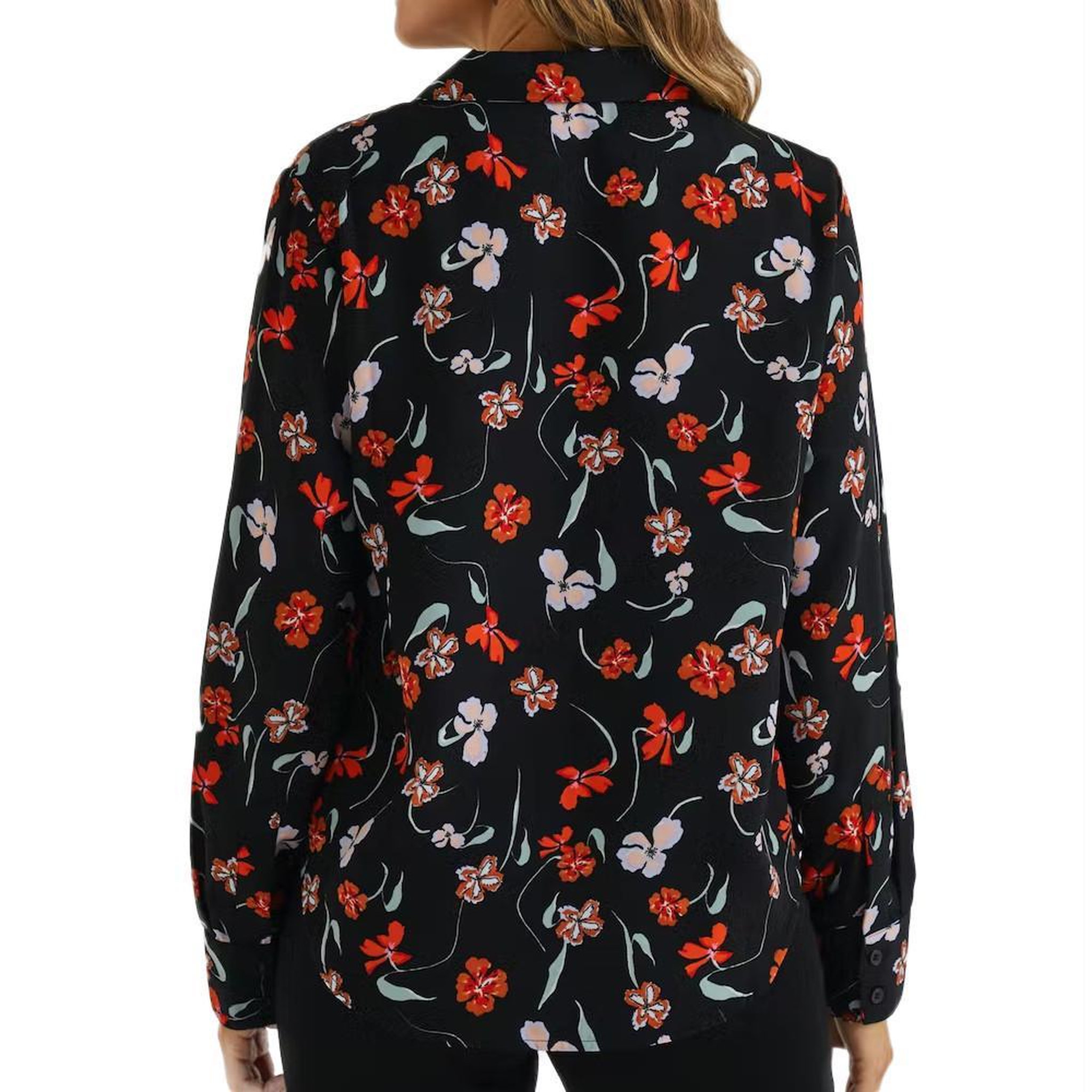 Voir la diapositive 2 : JACQUELINE DE YONG Blouse  à fleurs Femme JDY Edith