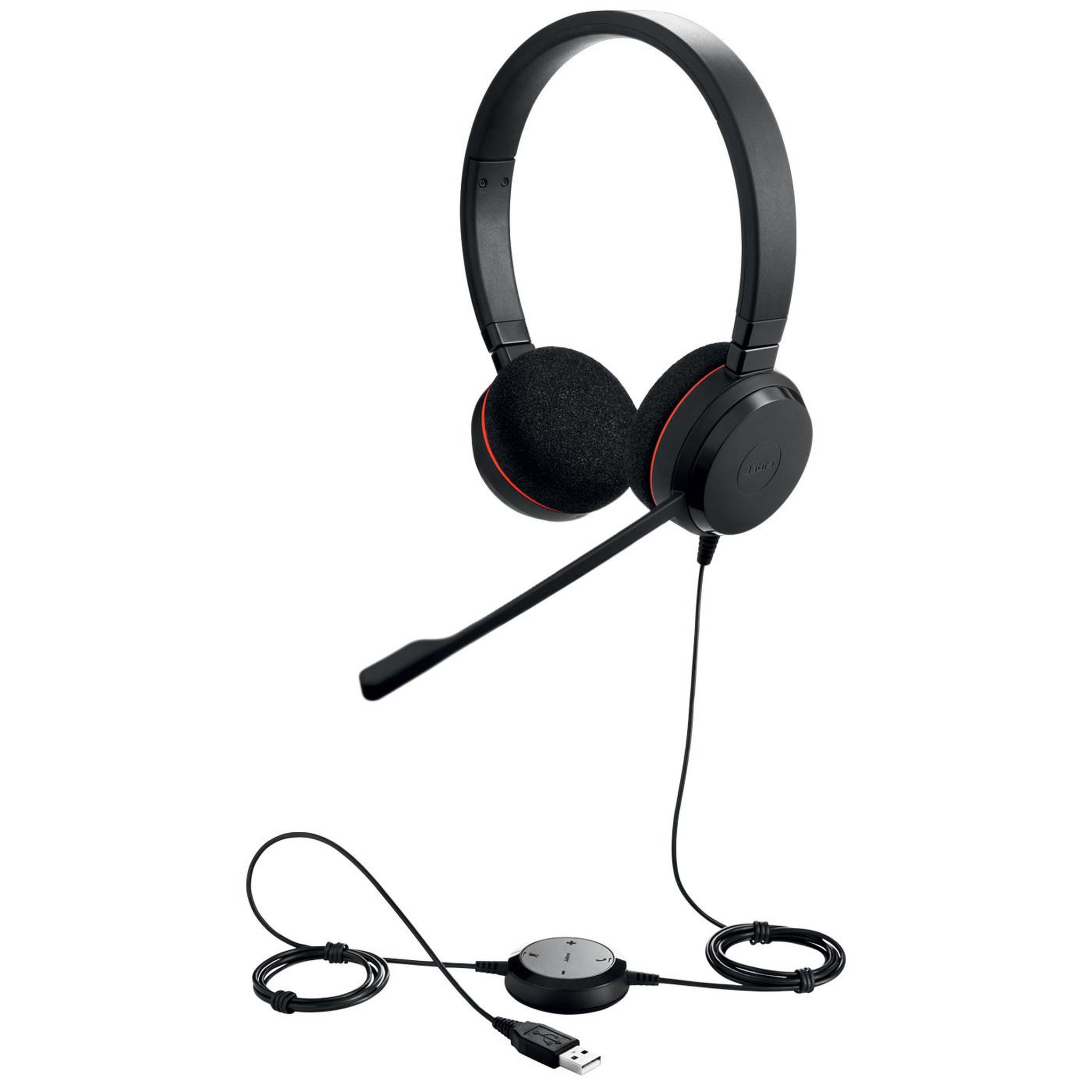 Voir la diapositive 3 : Jabra Casque Jabra Evolve 20 MS Stereo filaire USB Noir