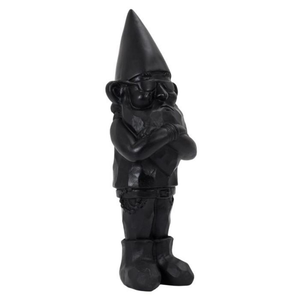 Paris Prix Statuette Design  Nain de Jardin Bad  33cm Noir
