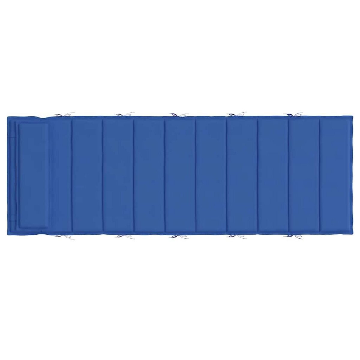 VIDAXL Coussin de chaise longue bleu royal 180x60x3 cm tissu oxford