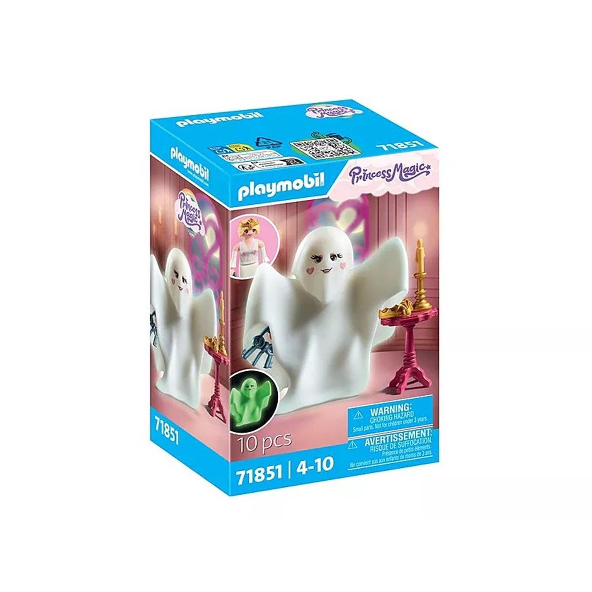 PLAYMOBIL Princesse et déguisement fantôme phosphorescent