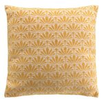 Paris Prix Housse de Coussin Jacquard  Echo  40x40cm Ocre
