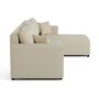 Voir la diapositive 6 : BEST MOBILIER Regala - canapé d'angle réversible - 4 places - convertible avec coffre - en tissu
