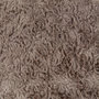 Voir la diapositive 4 : ATMOSPHERA Coussin Imitation Fourrure  Bouclée  45x45cm Taupe