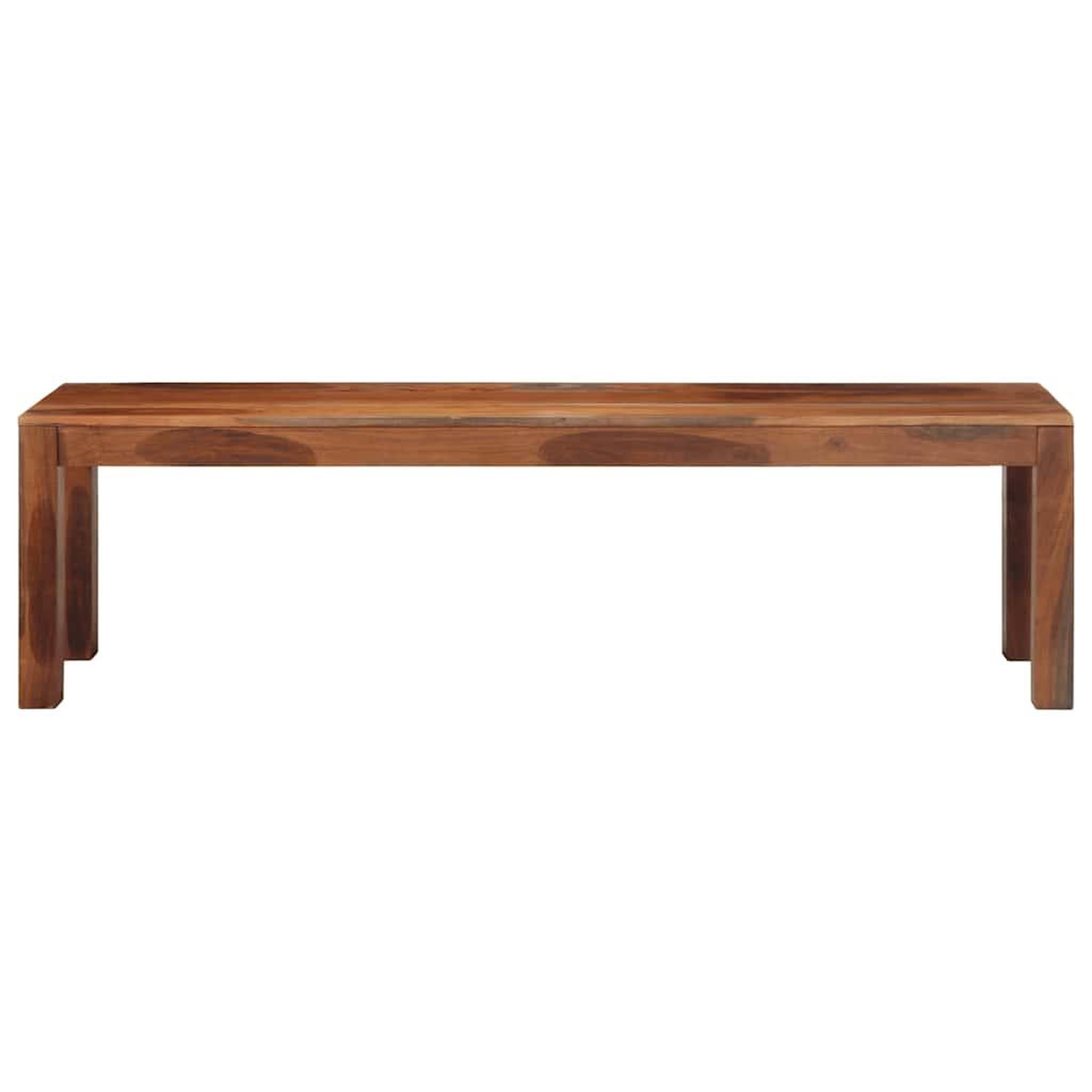 Voir la diapositive 2 : VIDAXL Banc 160 cm bois d'acacia massif