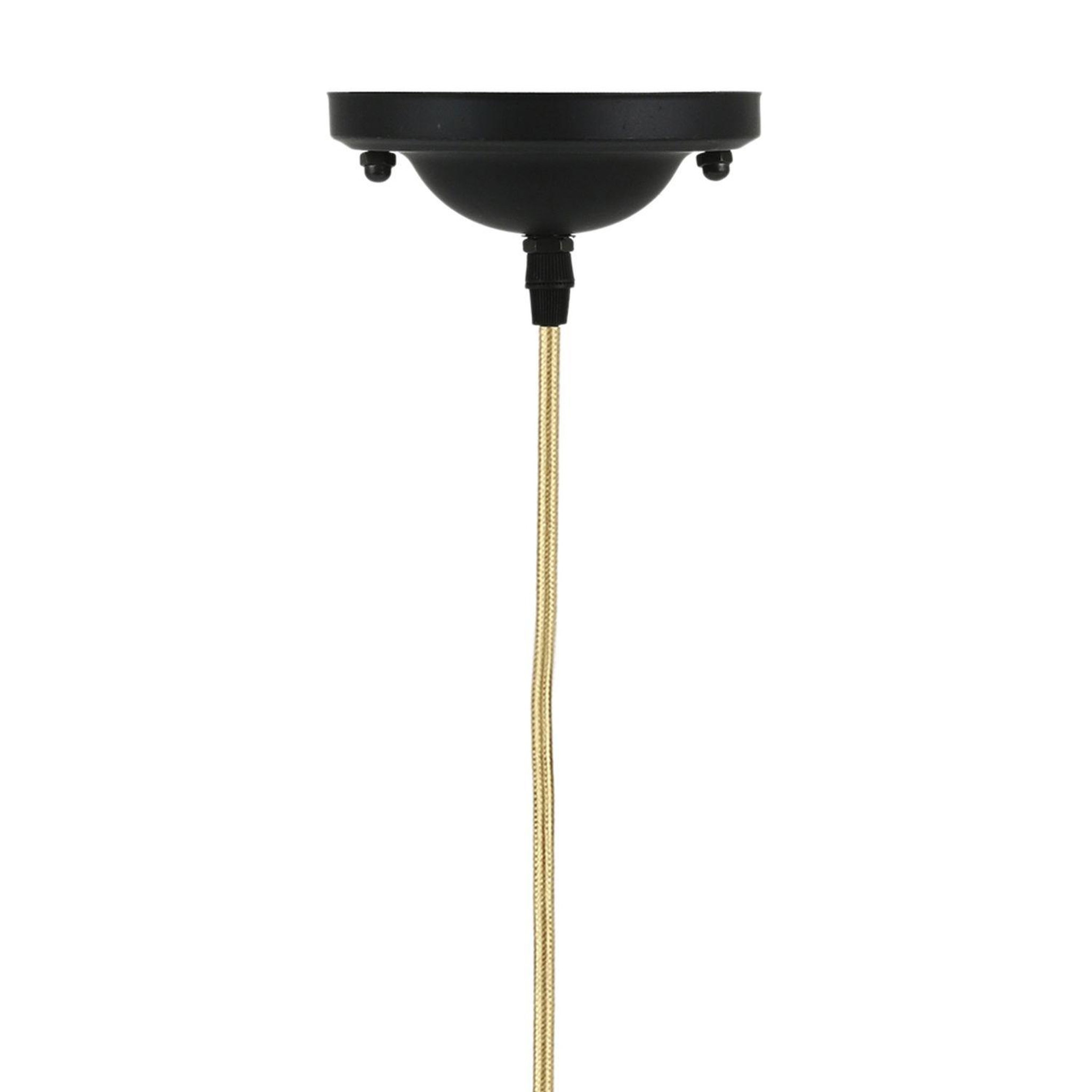 Voir la diapositive 3 : The Home Deco Factory Suspension luminaire en métal filaire Cage - Diam. 20 cm