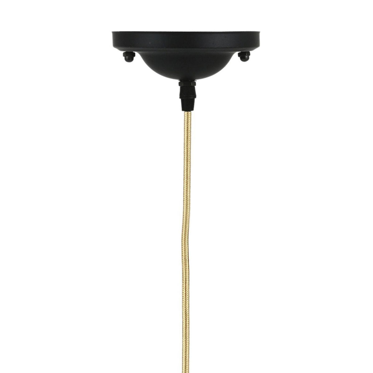 The Home Deco Factory Suspension luminaire en métal filaire Cage - Diam. 20 cm