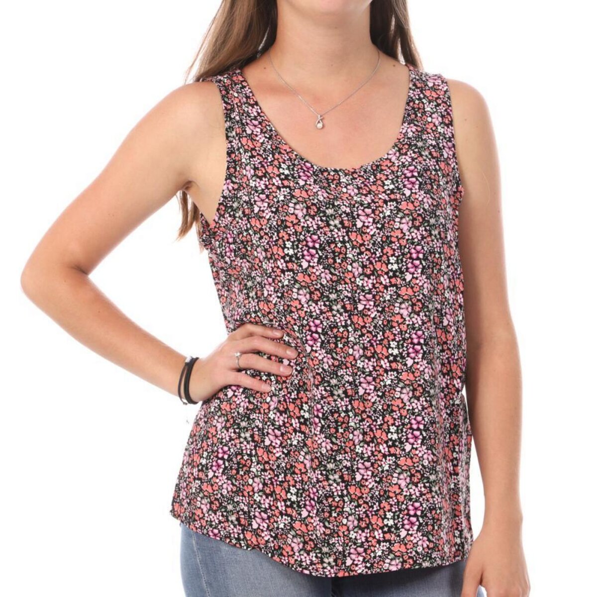 Vero Moda Débardeur Imprimé Rose/ Femme Vero  oda Easy