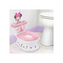 Voir la diapositive 5 : Bright Starts DISNEY BABY - MINNIE- Mini toilette avec réducteur de lunette de toilette inclus, 2 en 1, MySize, Pot amovible facile a nettoye