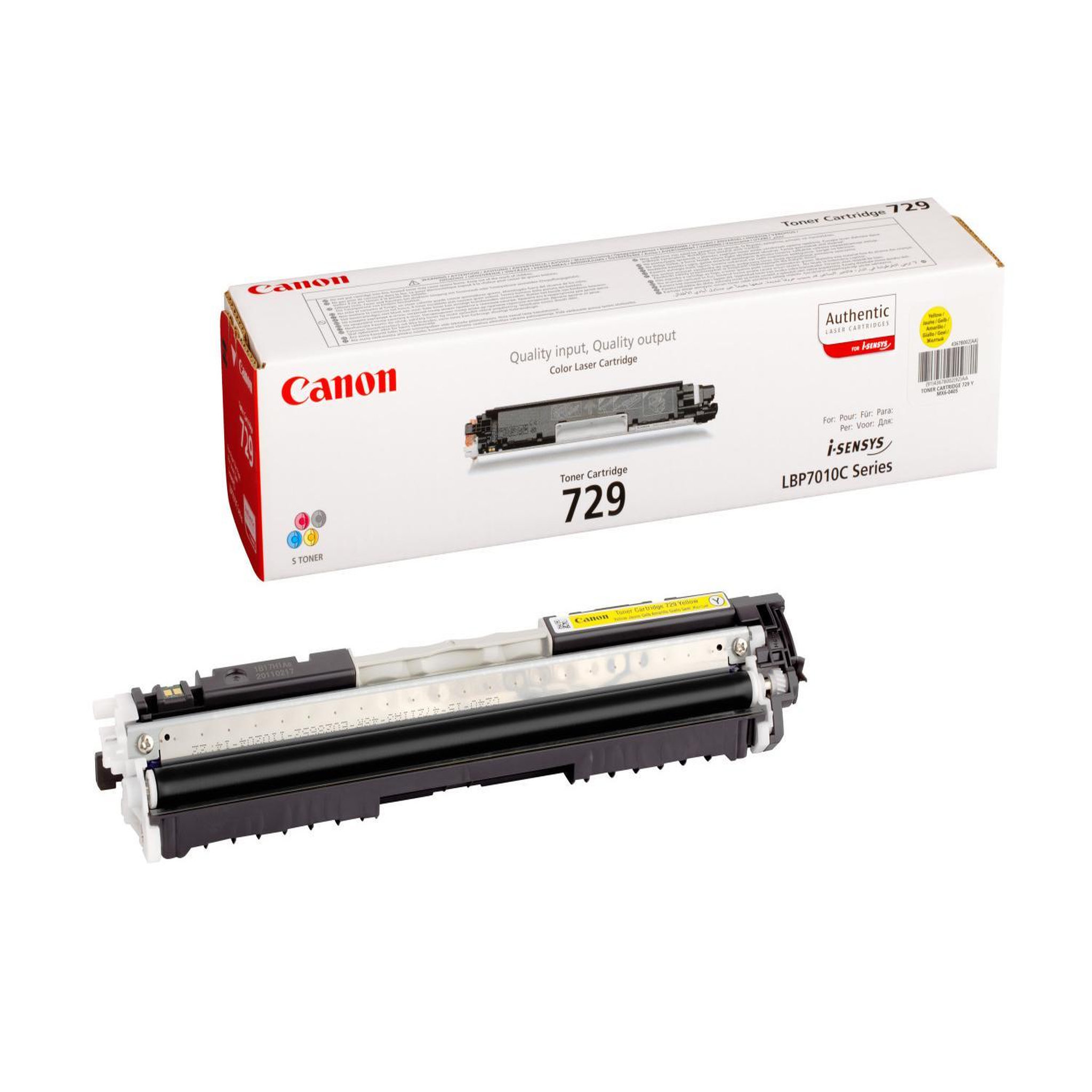 Voir la diapositive 3 : Canon Canon 729 y cartouche de toner 1 pièce(s) original jaune
