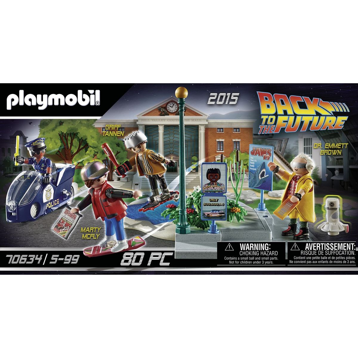 PLAYMOBIL 70634  Retour vers le futur - Course d'hoverboard
