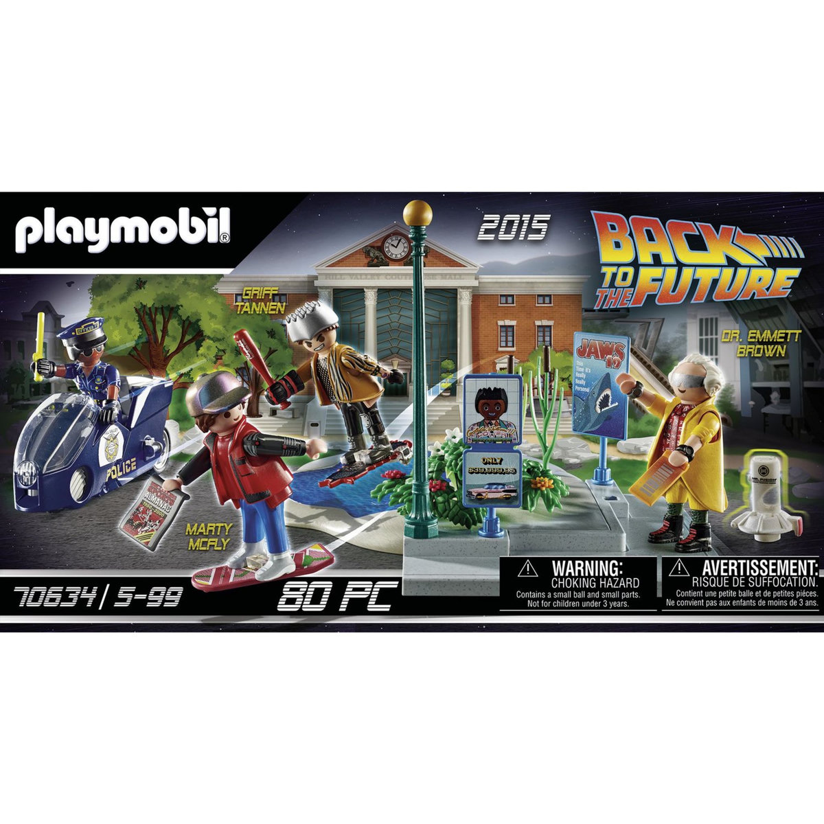 PLAYMOBIL 70634  Retour vers le futur - Course d'hoverboard