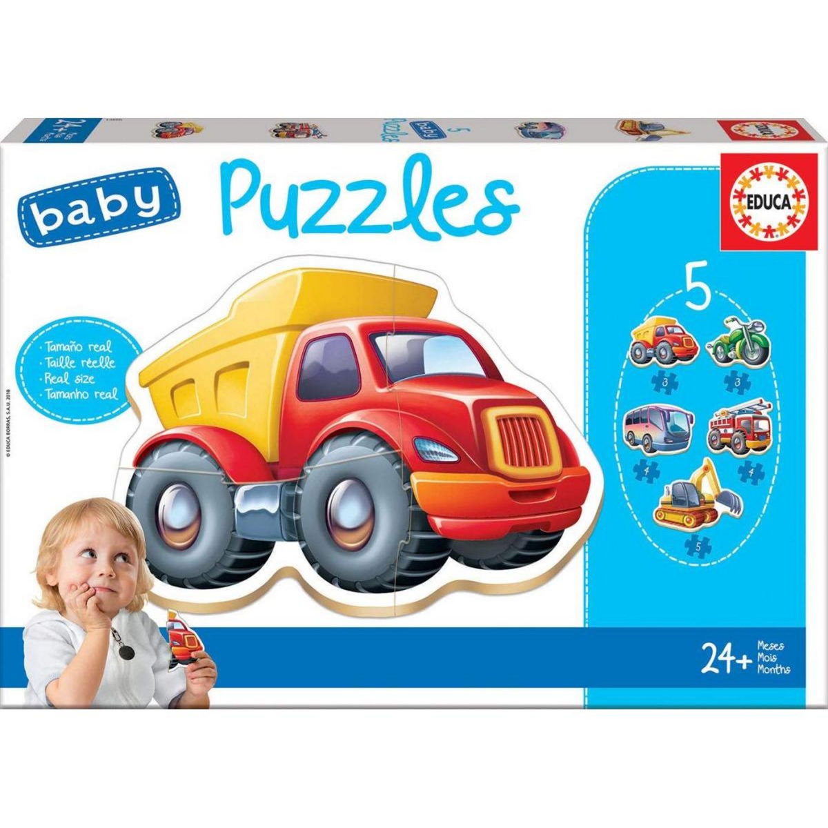 EDUCA Baby puzzle les vehicules
