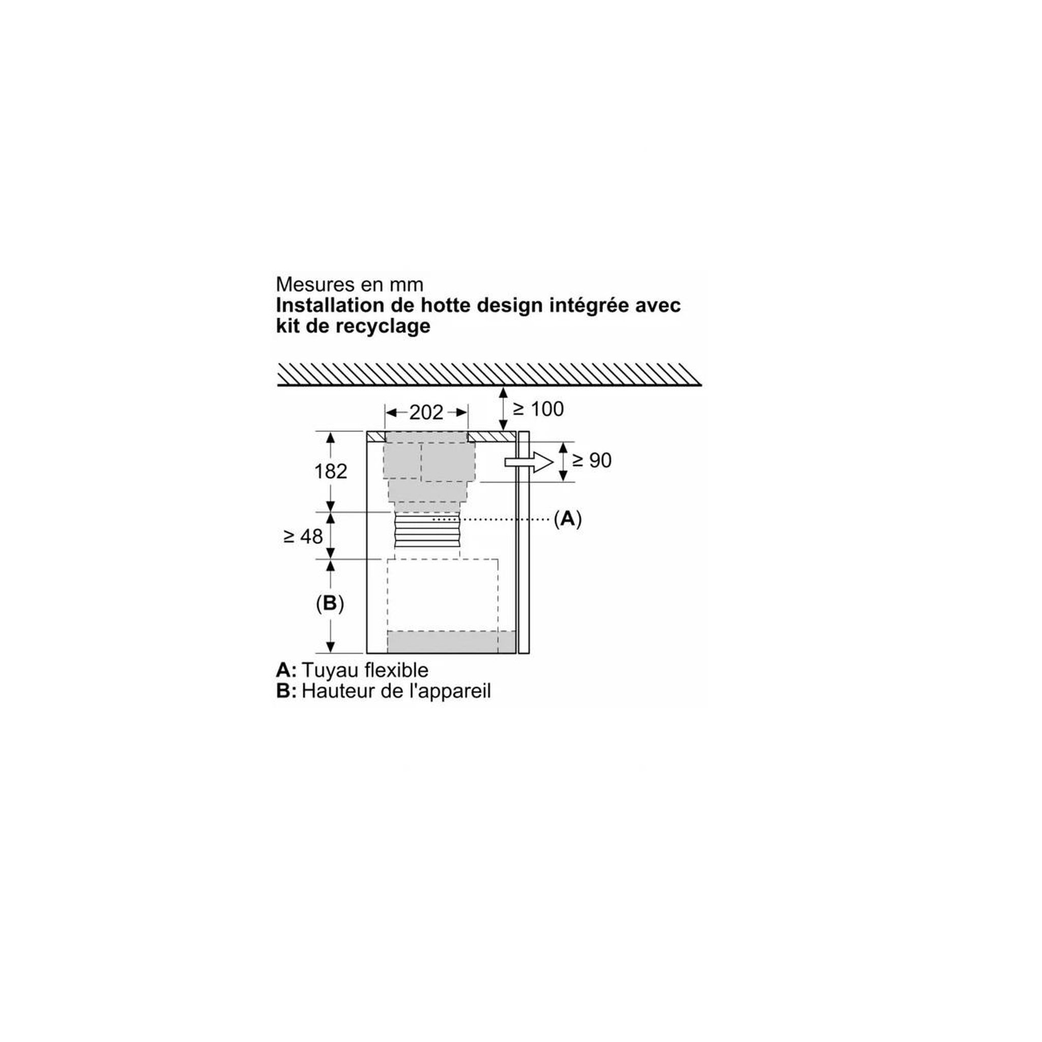 Voir la diapositive 2 : Neff Kit de recyclage pour hotte - z51ixc1x6