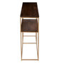 Voir la diapositive 3 : Paris Prix Console 2 Parties Design  Rafi  114cm Marron