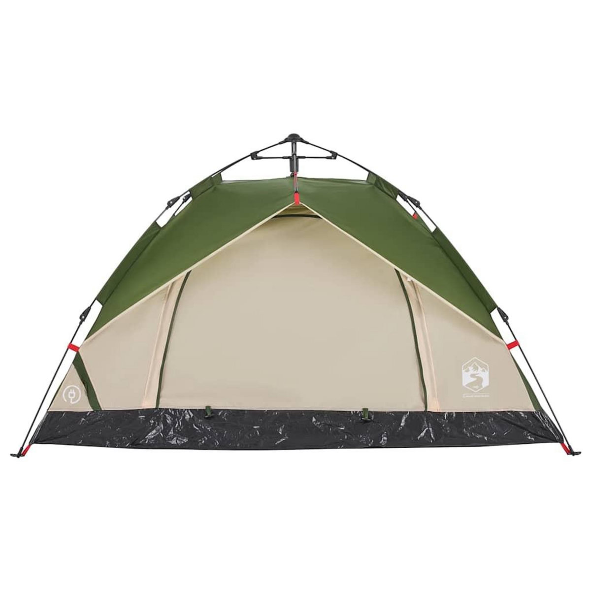 VIDAXL Tente de camping a dome 2 personnes vert liberation rapide