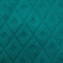 Voir la diapositive 3 : ATMOSPHERA Plaid Imprimé  Losange 3D  125x150cm Bleu Canard