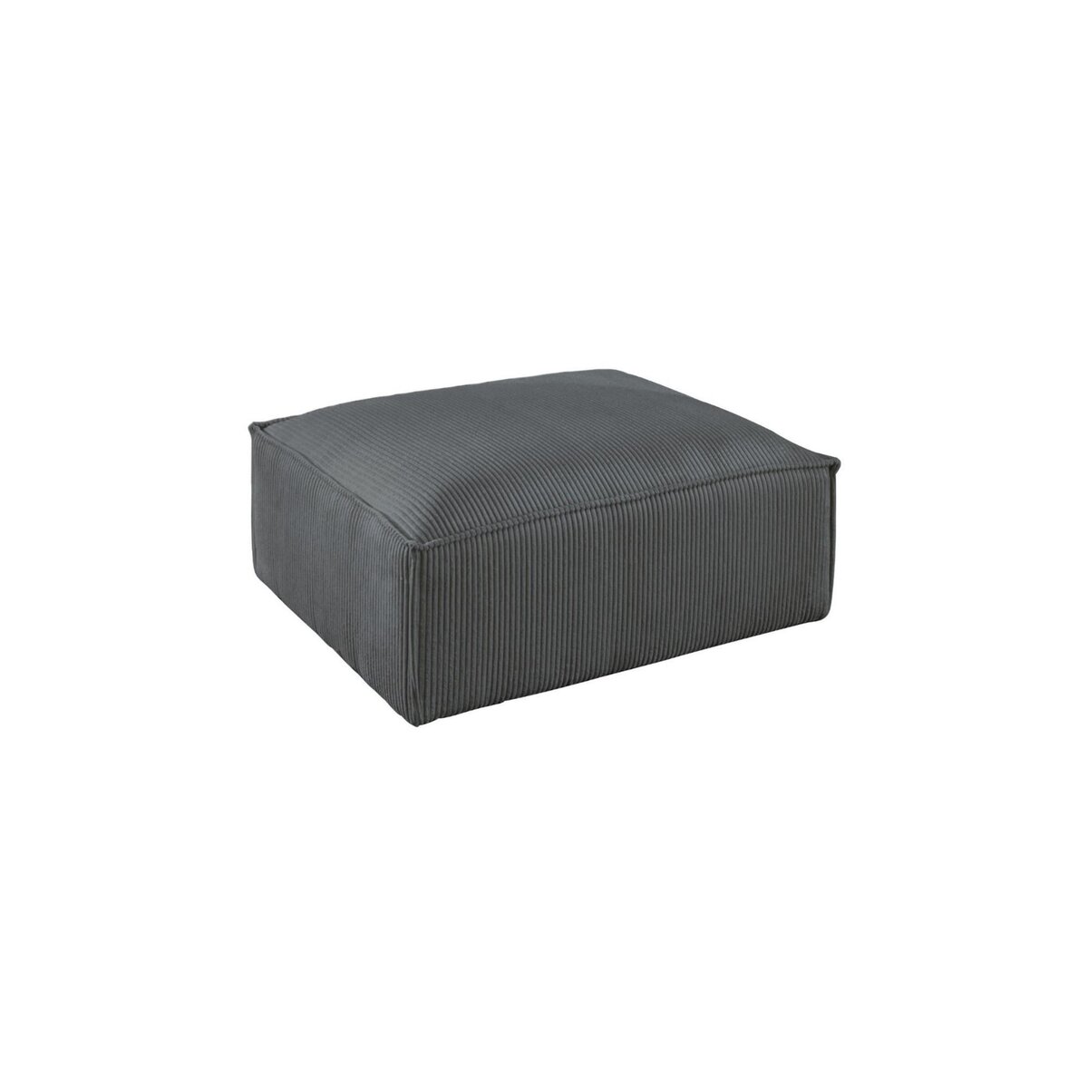 LISA DESIGN Stella - pouf en velours côtelé - style contemporain