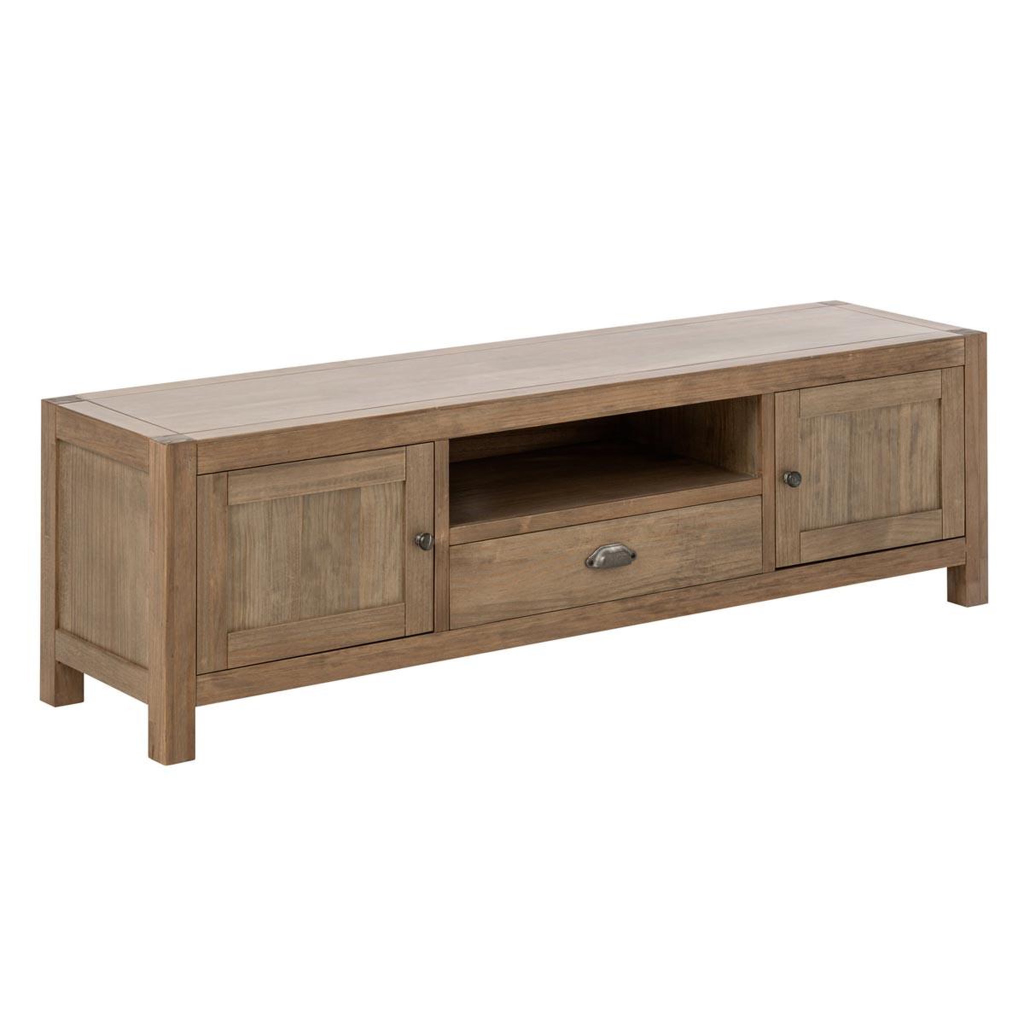 J-LINE Meuble tv en bois  blois  160cm naturel
