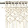 Voir la diapositive 3 : VIDAXL Rideau en macrame 140x240 cm Coton