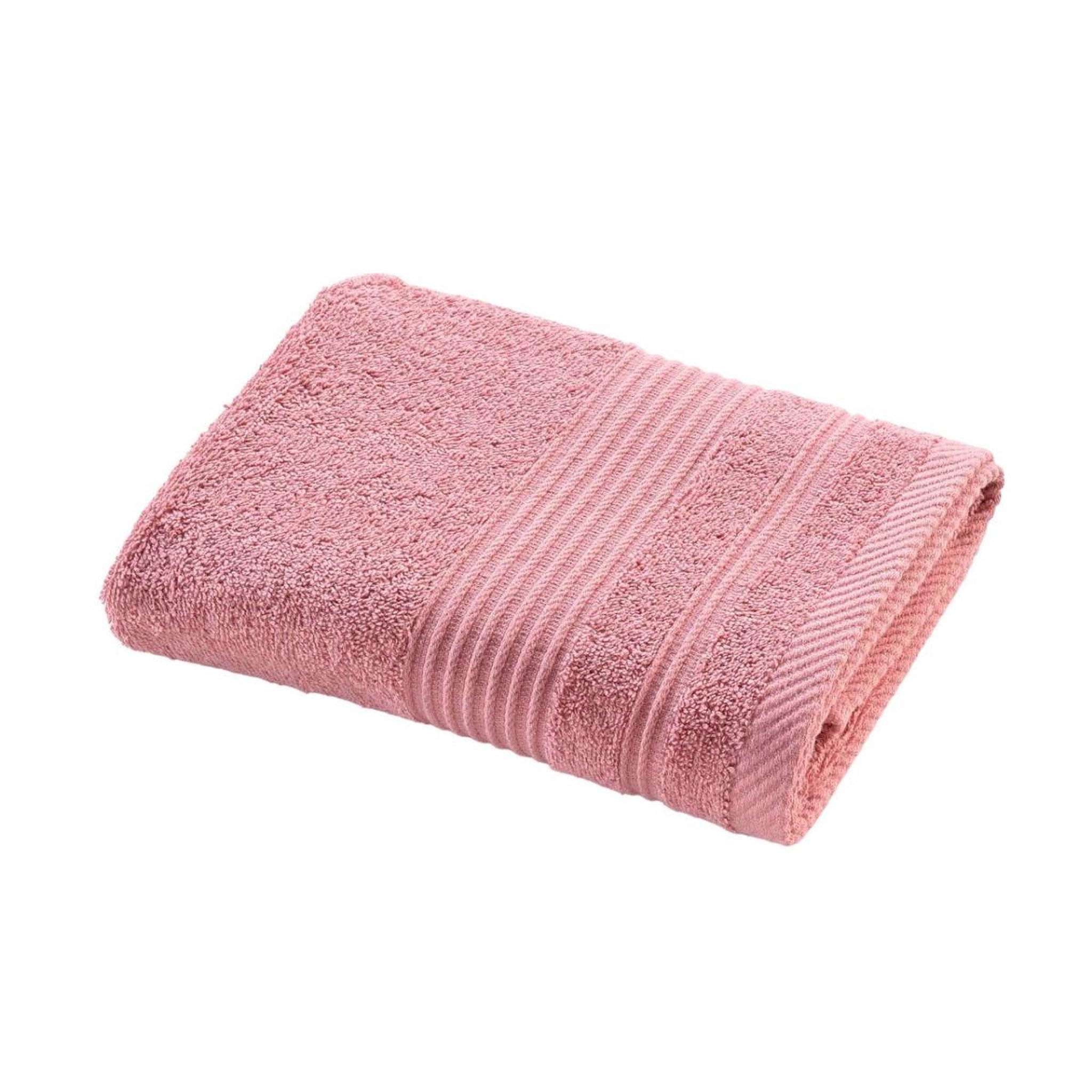 Douceur d'Intérieur Serviette de Toilette  Tendresse  50x90cm Bois de Rose
