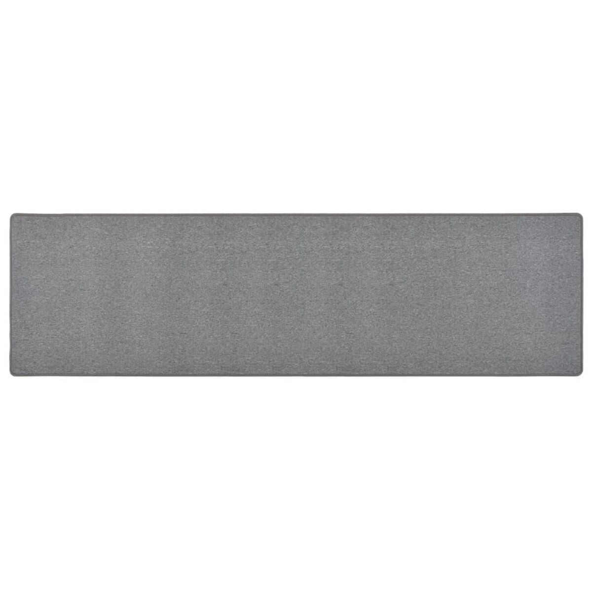 VIDAXL Tapis de couloir Gris fonce 80x300 cm