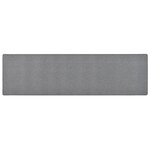VIDAXL Tapis de couloir Gris fonce 80x300 cm