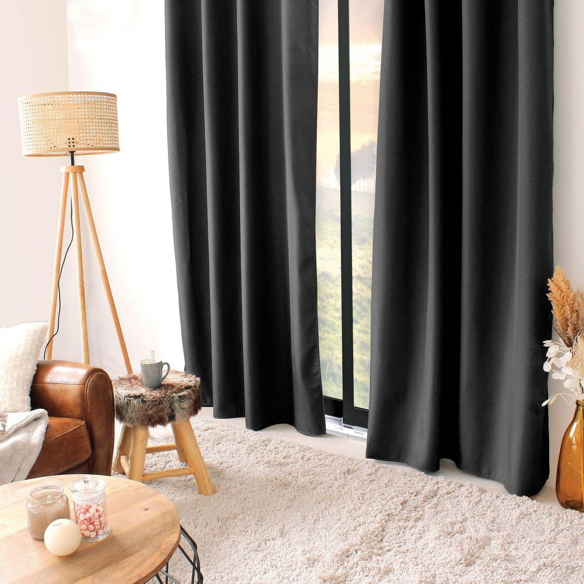 TOILINUX Rideau thermique Glacier