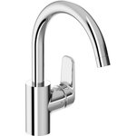 Porcher Mitigeur évier OKYRIS C3, bec tube haut - 296 mm - chrome