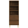 Voir la diapositive 3 : VIDAXL Buffet haut Chene marron 40x36x110 cm Bois d'ingenierie
