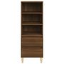 Voir la diapositive 3 : VIDAXL Buffet haut Chene marron 40x36x110 cm Bois d'ingenierie