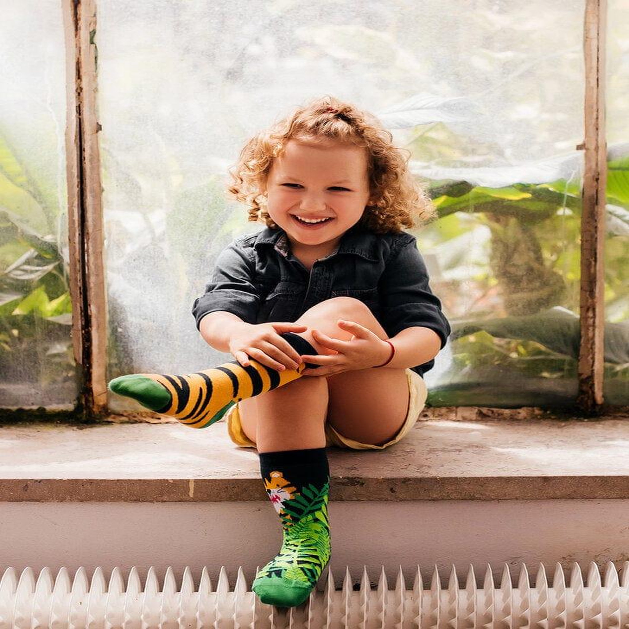 Voir la diapositive 3 : DEDOLES Chaussettes enfants tigres