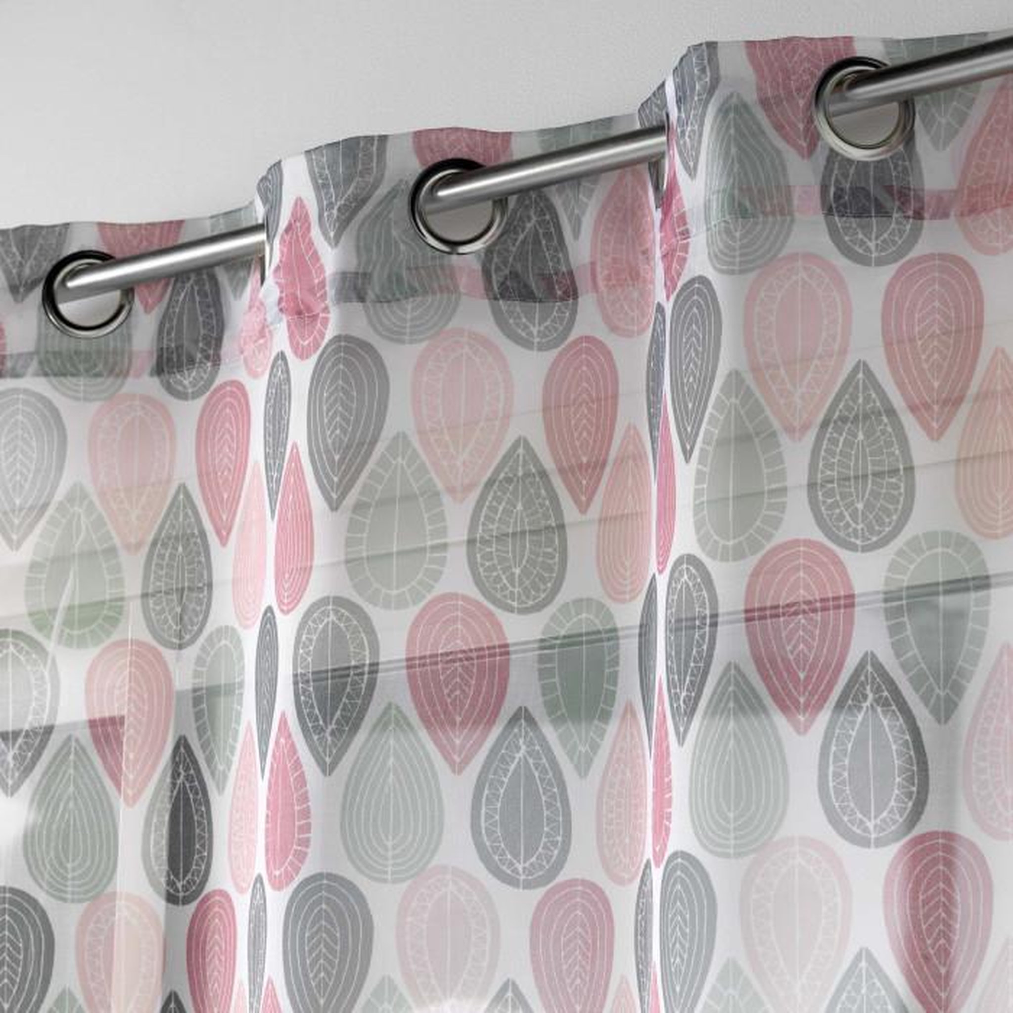 Voir la diapositive 2 : Paris Prix Rideau Voilage  Palpito  140x240cm Rose
