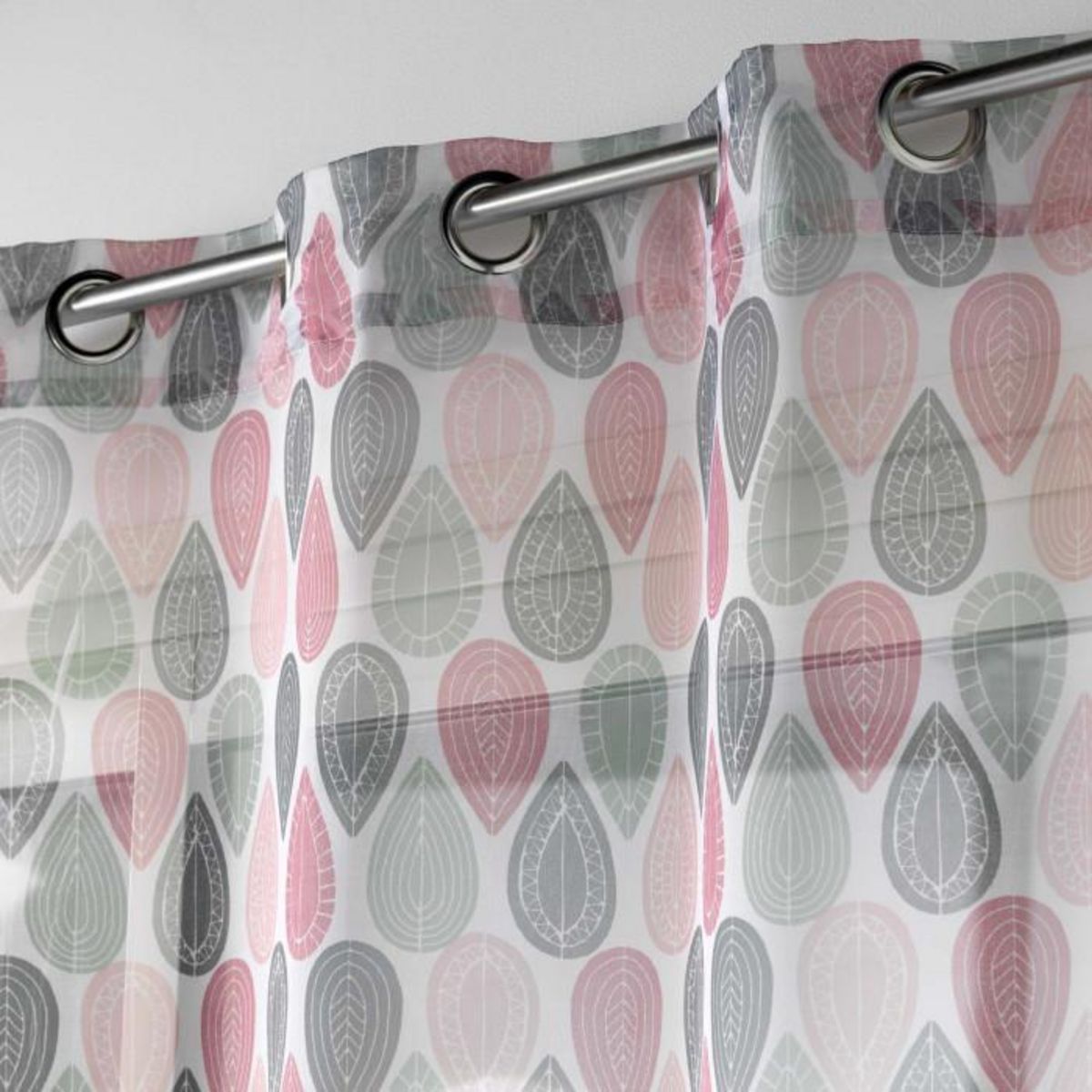 Paris Prix Rideau Voilage  Palpito  140x240cm Rose