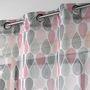 Voir la diapositive 2 : Paris Prix Rideau Voilage  Palpito  140x240cm Rose