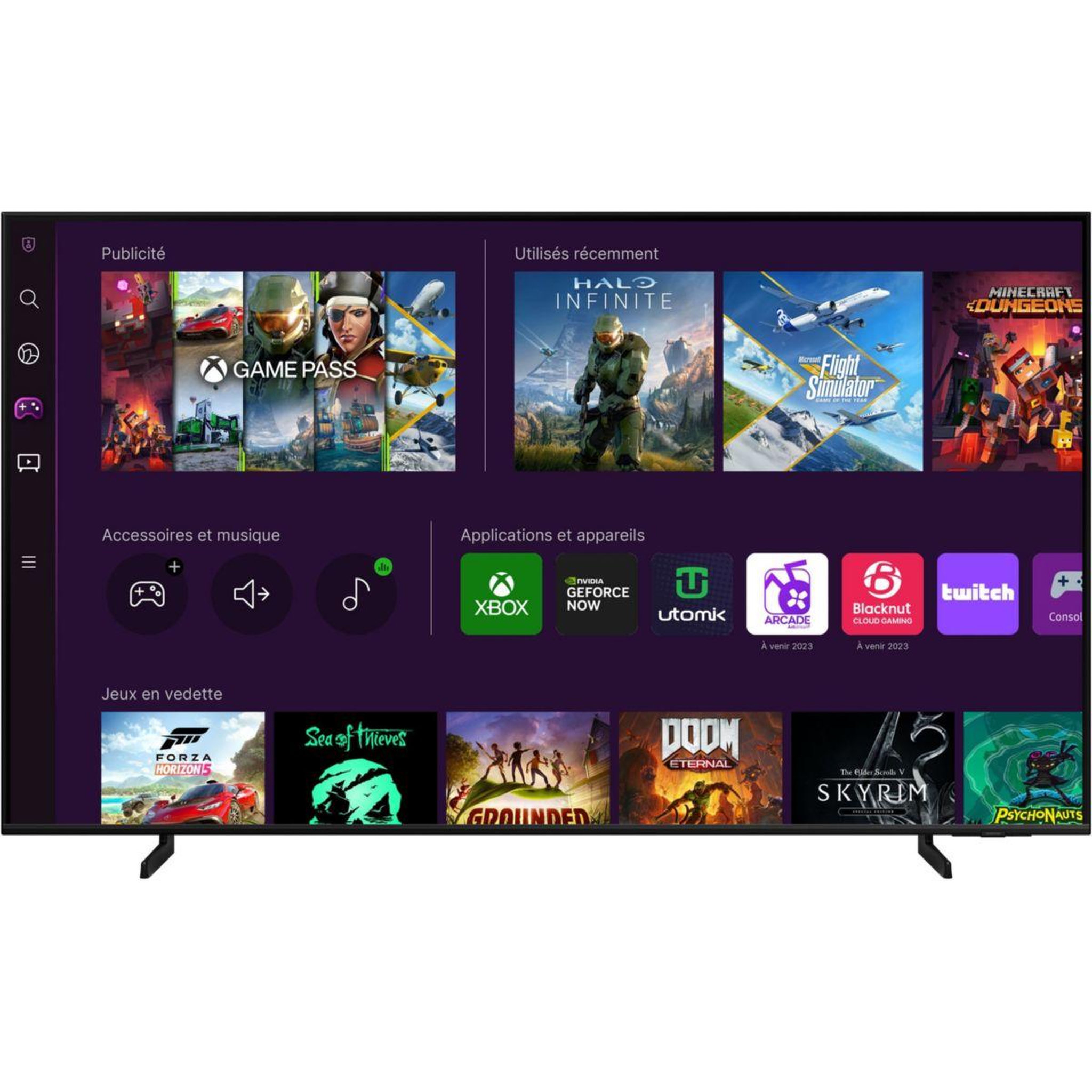 Voir la diapositive 6 : Samsung TV QLED TQ43Q60C