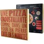COOKUT Plaque à pizza a pizza CRISPIZ réfractaire