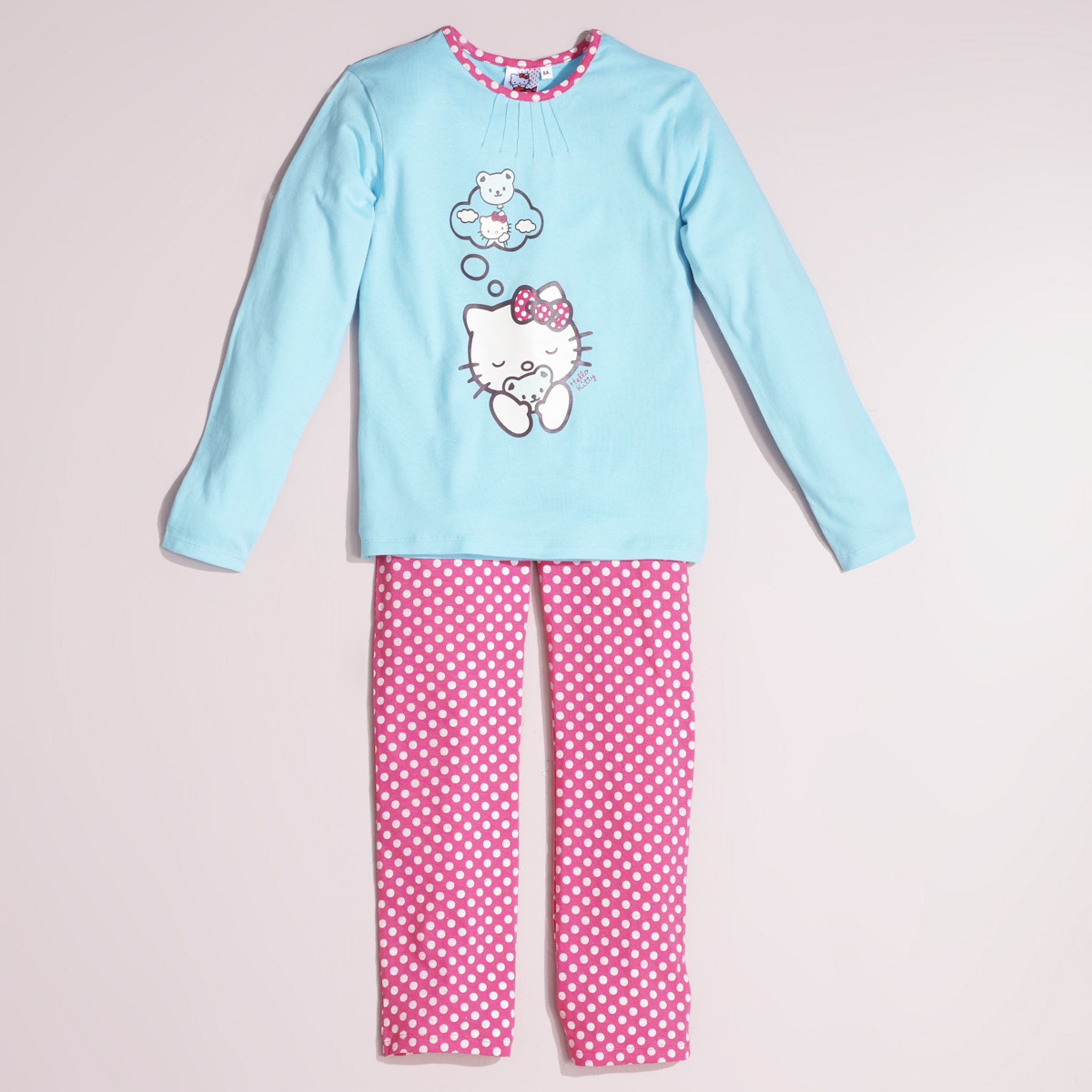 Hello Kitty Sanrio Pyjama Fille Et Ado, Ensemble Haut Et Bas