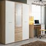 Voir la diapositive 2 : Paris Prix Chambre Complète Enfant 4P  Dino III  Chêne & Blanc