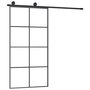 Voir la diapositive 2 : VIDAXL Porte coulissante et kit de quincaillerie 102,5x205cm Verre ESG