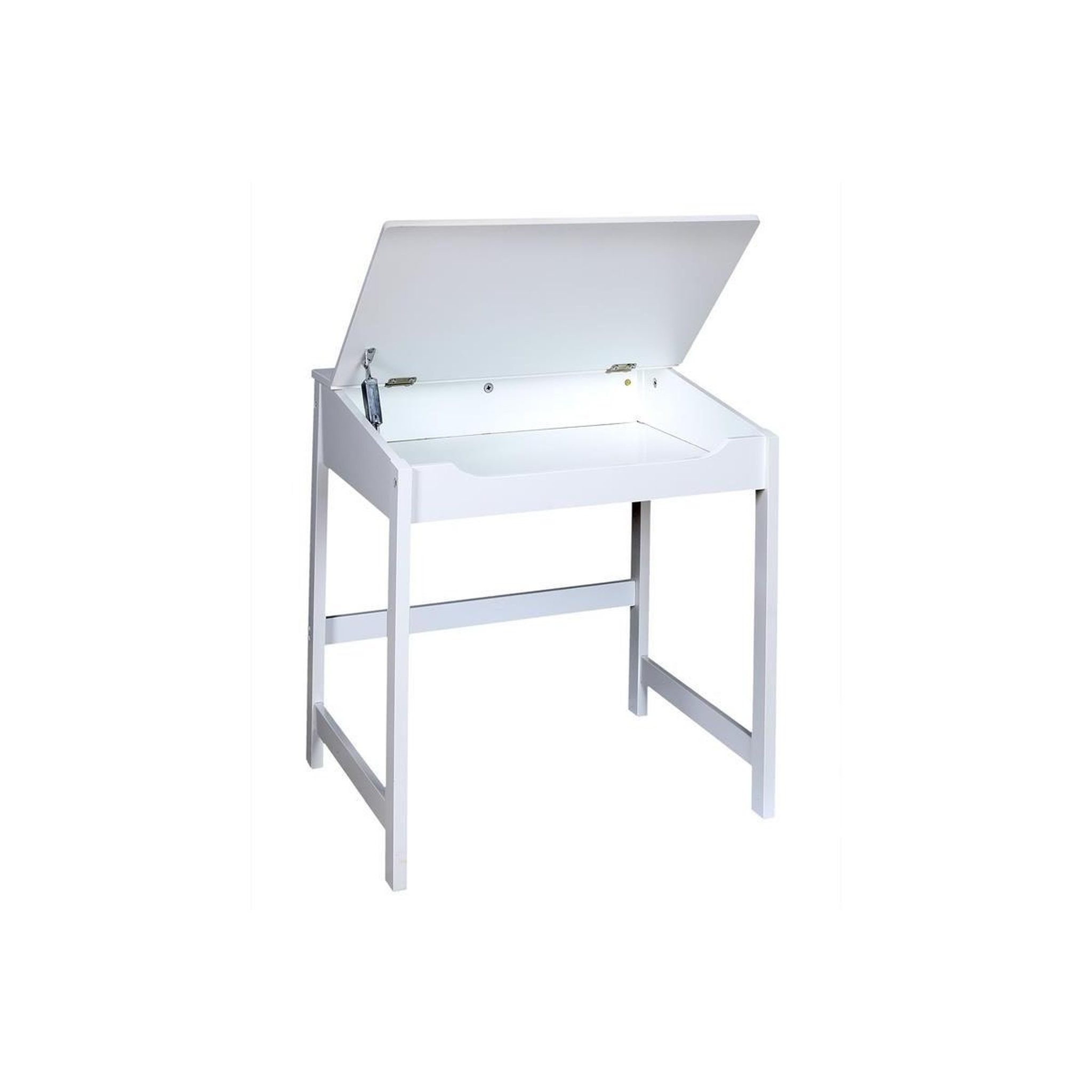 Voir la diapositive 2 : HOME DECO KIDS Bureau pupitre déco  charlie  52cm blanc
