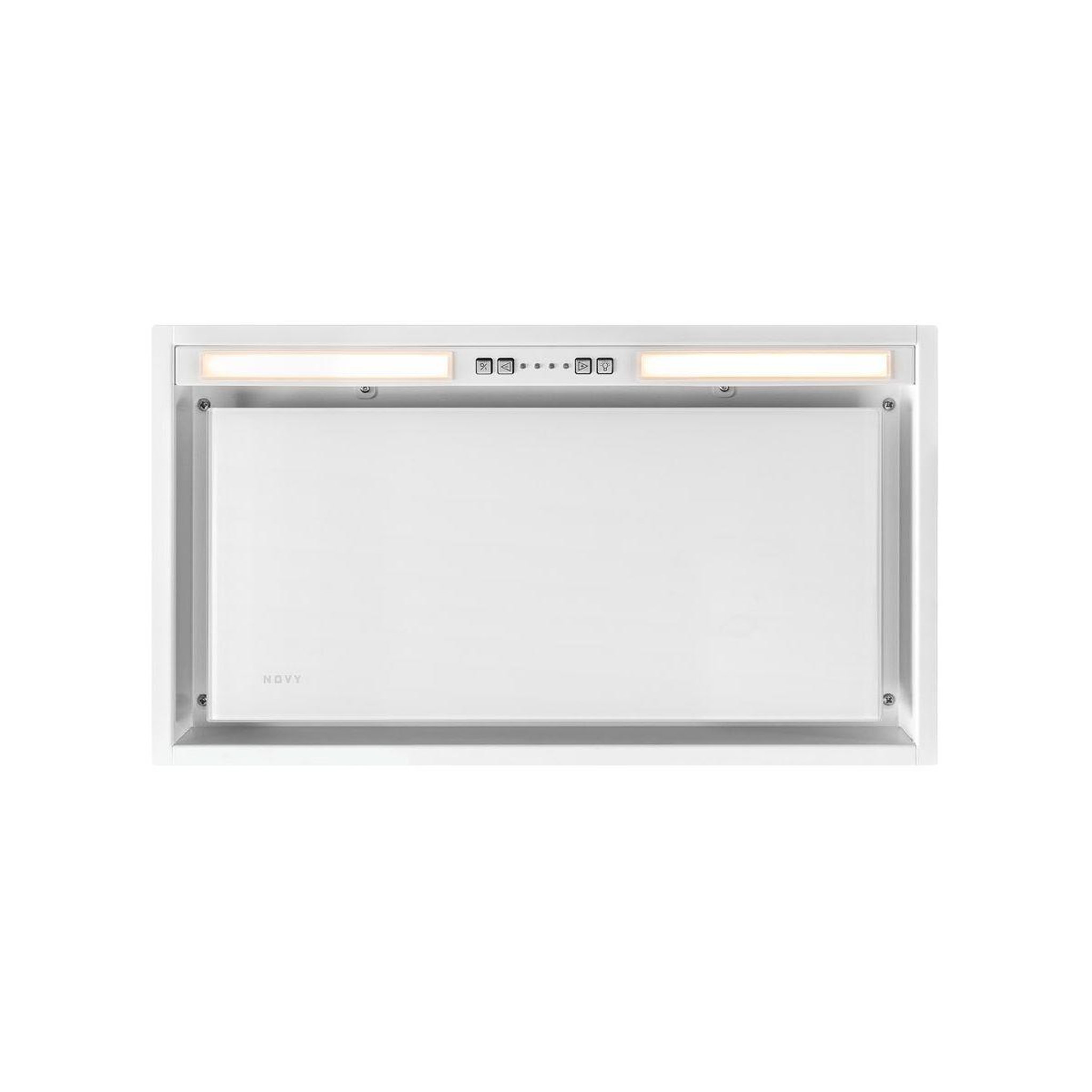Novy Hotte encastrable crystal 26050  60cm verre blanc