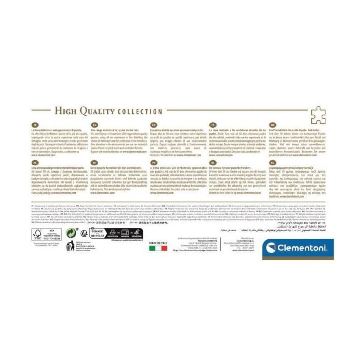 CLEMENTONI Puzzle Clementoni Marvel 1000 pièces