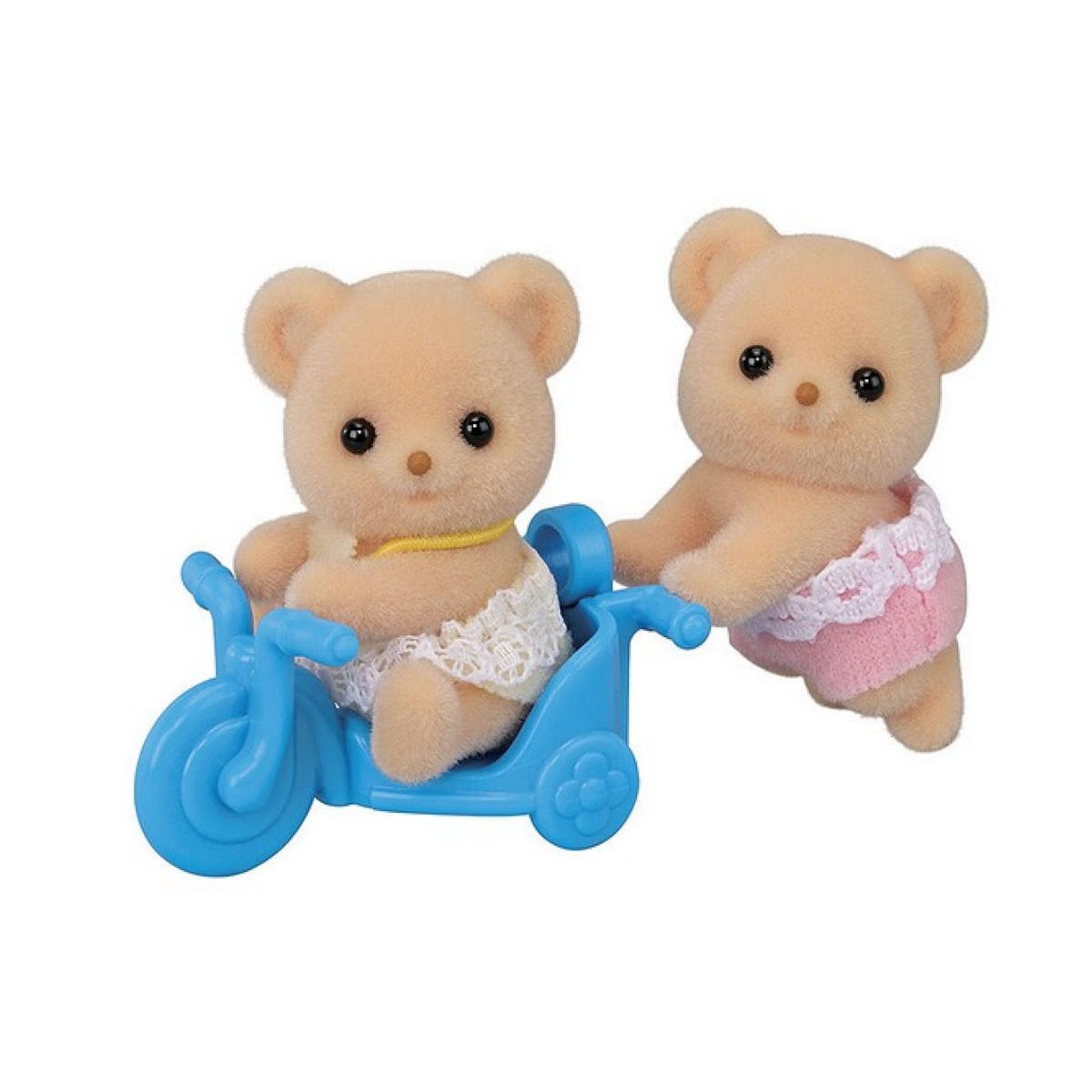 Sylvanian Families Les jumeaux Ours Biscuit avec accessoire
