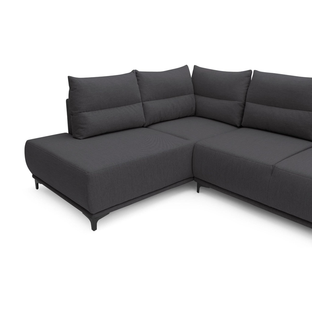 LISA DESIGN Arya - canapé d'angle convertible - avec coffre - 5 places - style contemporain - gauche