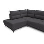 Voir la diapositive 3 : LISA DESIGN Arya - canapé d'angle convertible - avec coffre - 5 places - style contemporain - gauche
