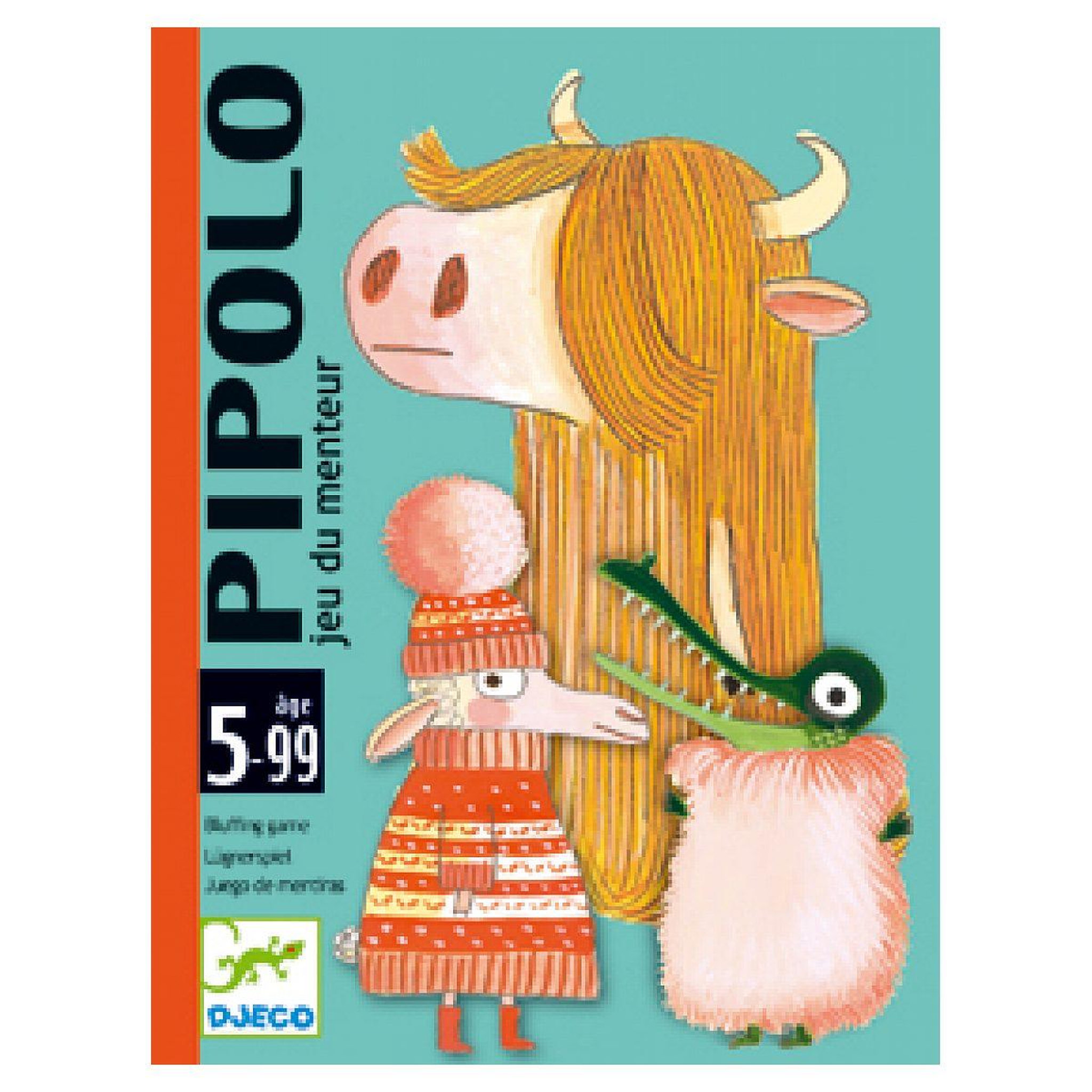 Djeco Jeu de cartes de bluff pipolo
